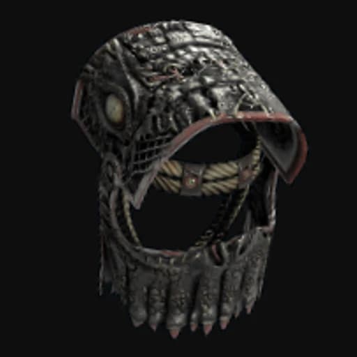 Black Alligator Helmet