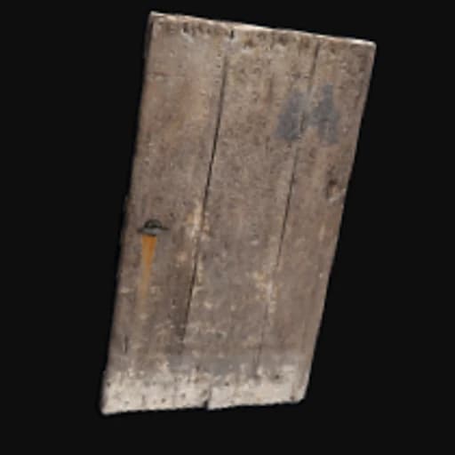 Old Heavy Wooden Door