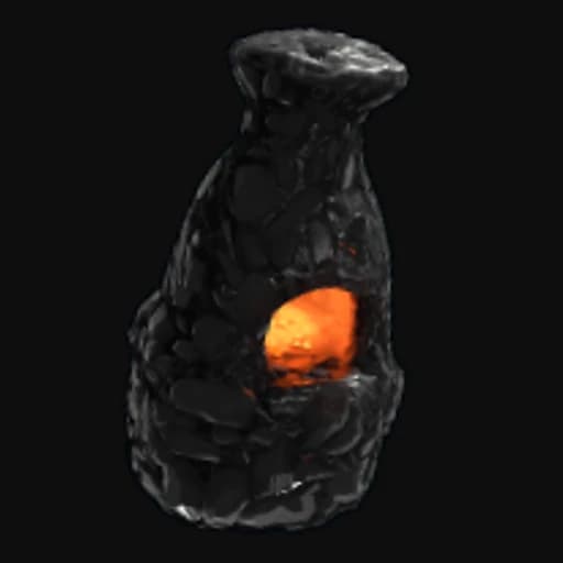 Polished Obsidian Furnace
