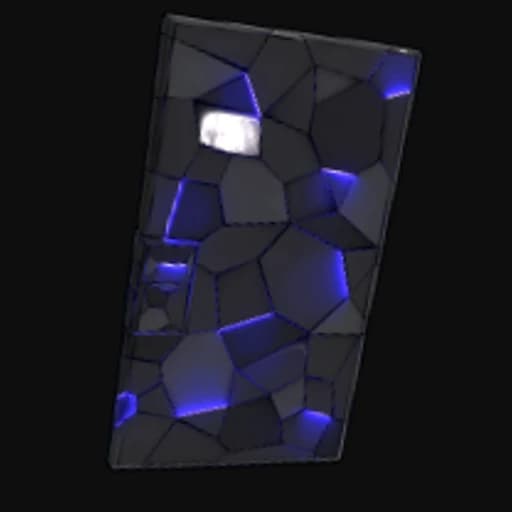 Ultramarine Metal Door