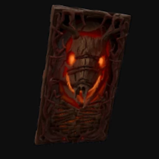 Wild Hunt Wooden Door