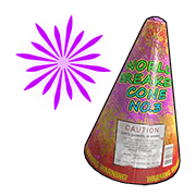 Violet Volcano Firework