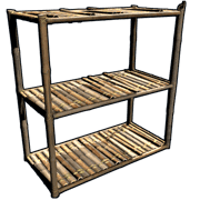 Bamboo Salvaged Shelves