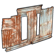 Metal Vertical embrasure