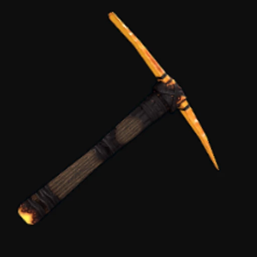 Ancient Amber Pickaxe