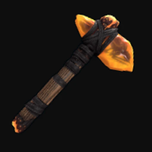 Ancient Amber Stone Hatchet