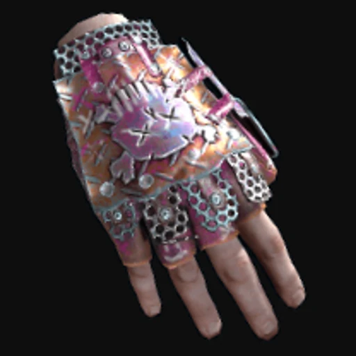 Apocalyptic Roadsign Gloves