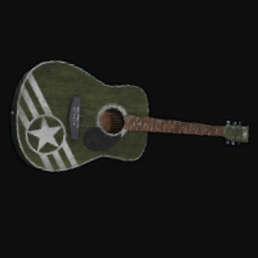 Army Acoustic Guitar