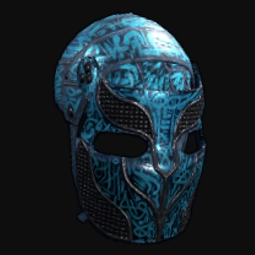 Azul Metal Facemask