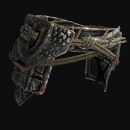 Black Alligator Kilt