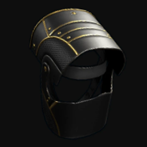 Black Gold Helmet