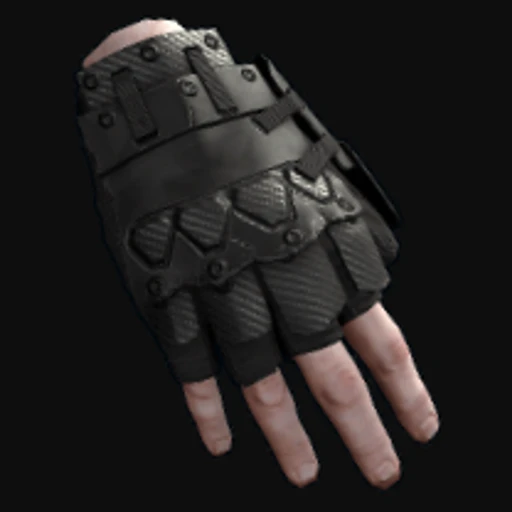 Blackout Roadsign Gloves