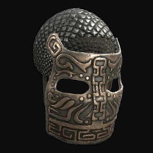 Bronze War Mask