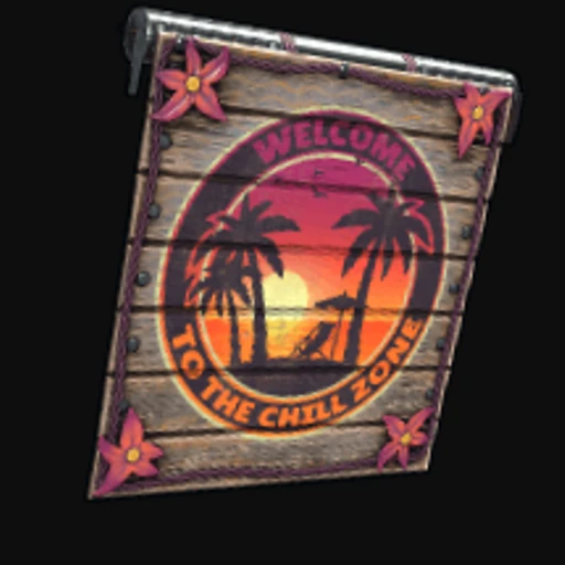 Chill Zone Garage Door