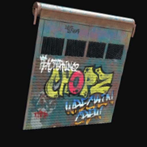 Chop Shop Garage Door