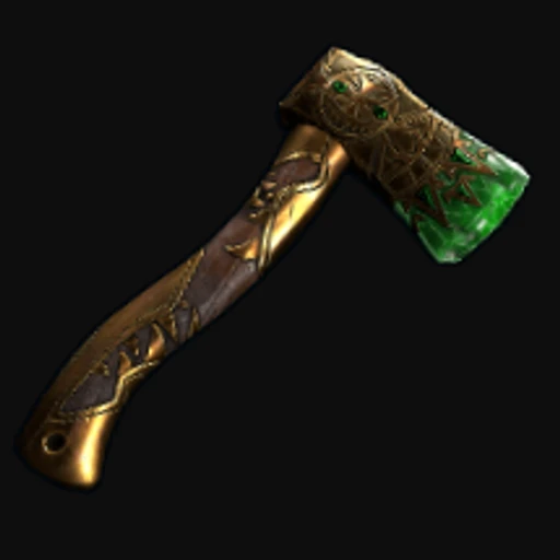 Emerald Relic Hatchet