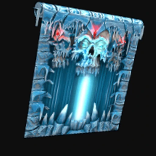 Frozen Crypt Garage Door