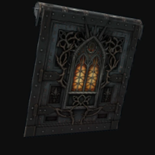 Gothic Veil Garage Door