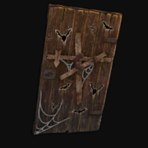 Halloween Wooden Door