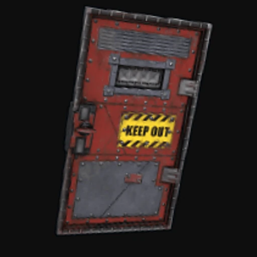 Keep Out Armored Door