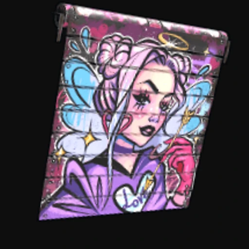 Lovers' Arrow Garage Door