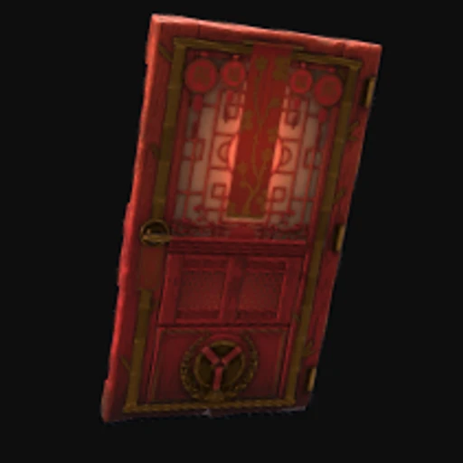 Lunar Horse Fortune Wooden Door