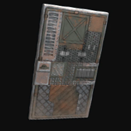 Metalshop Scrap Door