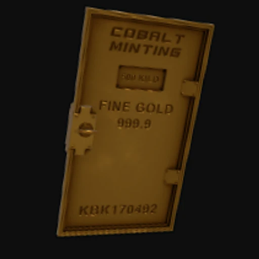 Minted Gold Armored Door