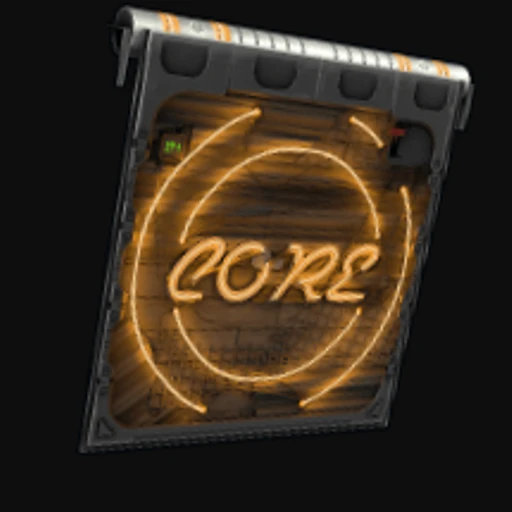 Neon Core Garage Door