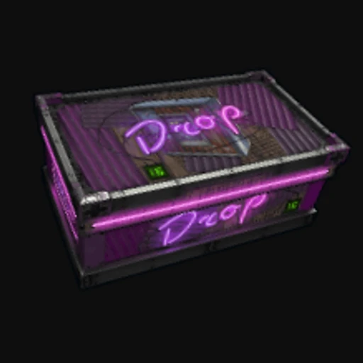 Neon Drop Box Storage