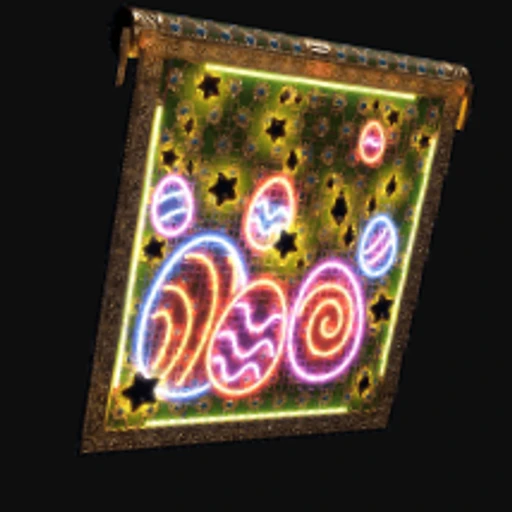 Neon Easter Garage Door