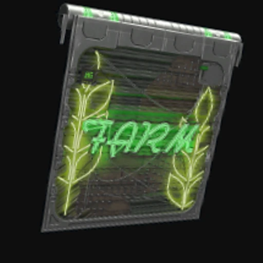 Neon Farm Door