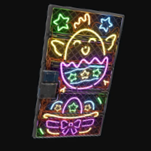 Neon Rise Sheet Metal Door