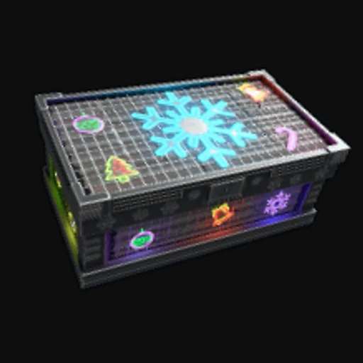 Neon Snowflake Large Box
