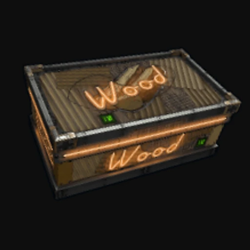 Neon Wood Storage