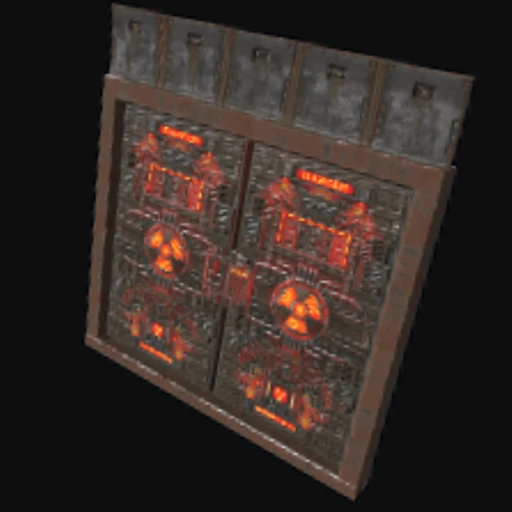 Nuke Room Double Armored Door