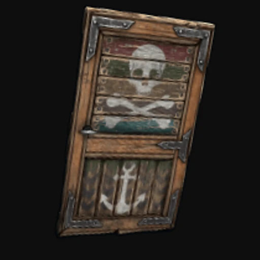 Pirate Wooden Door