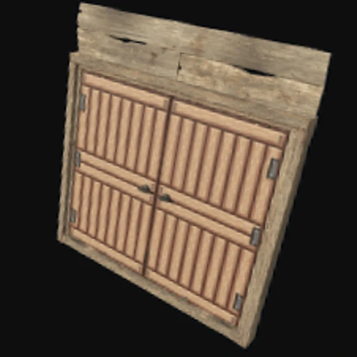 Pixel Wooden Double Door