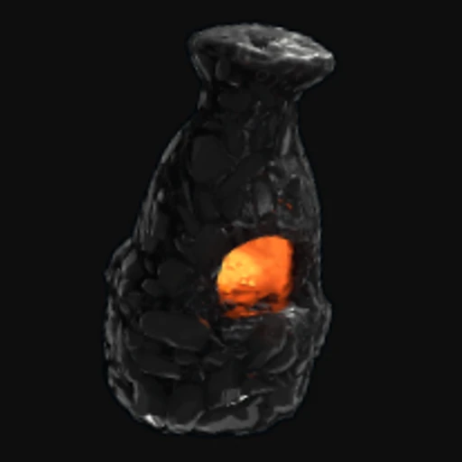 Polished Obsidian Furnace