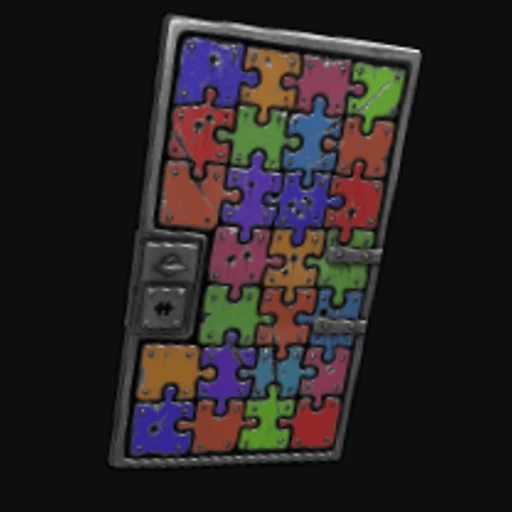 Puzzle Sheet Metal Door