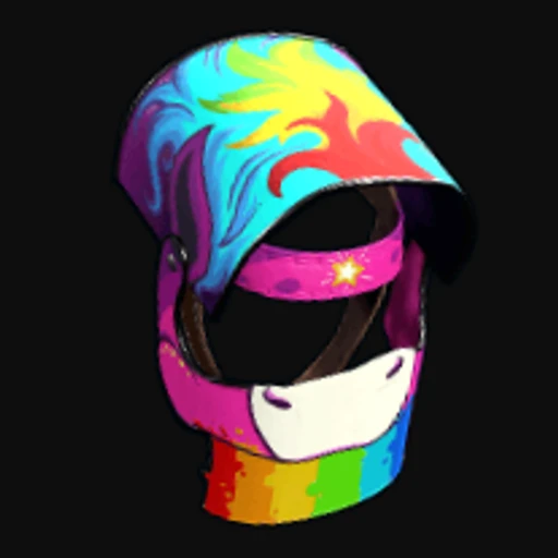 Rainbow Pony Helmet
