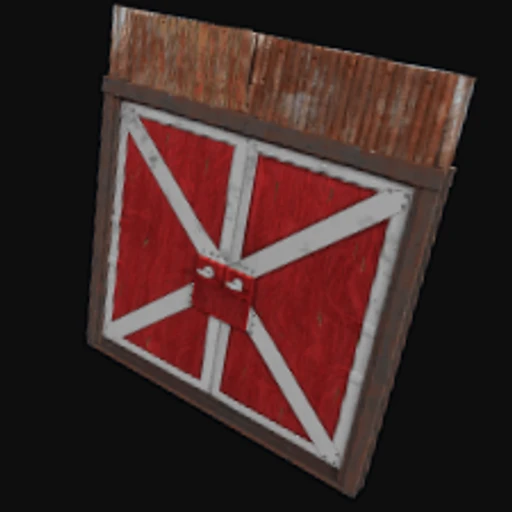 Red Barn Double Door