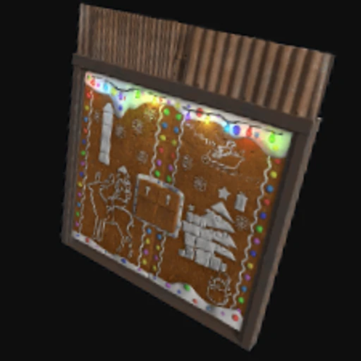 Rust Christmas Double Door