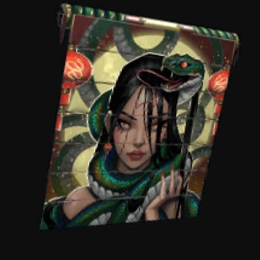 Snake Lord Garage Door