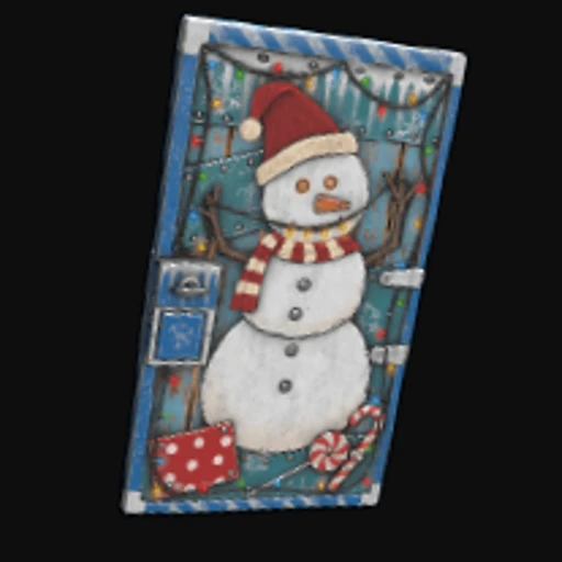 Snowman Door